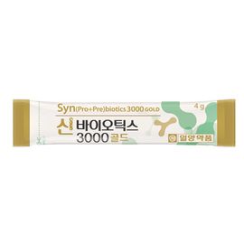 [ILYANG Pharmaceutical ] Synbiotics 3000 Gold Zinc Premium Immune System Digestive Health 90 Packets 3 Month Supply _ Made in Korea 